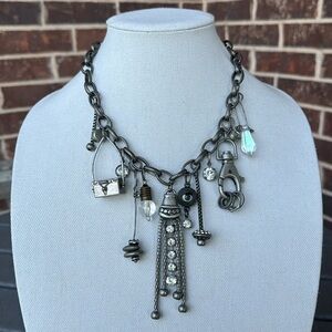 Artisan Made Steampunk Charm Necklace